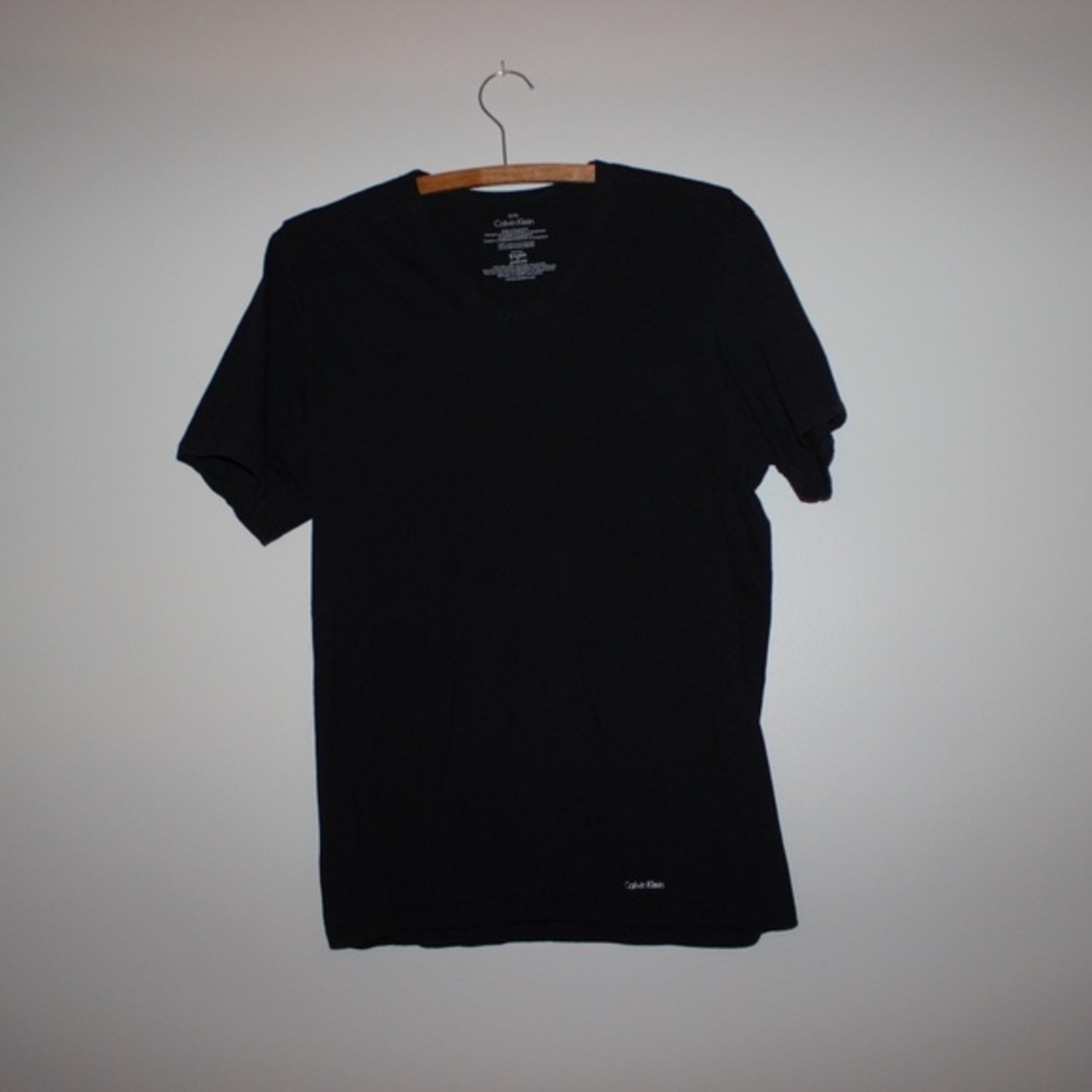 Calvin Klein M/M Women's Black Goth T-shirt Casual Capsule Wardrobe‎